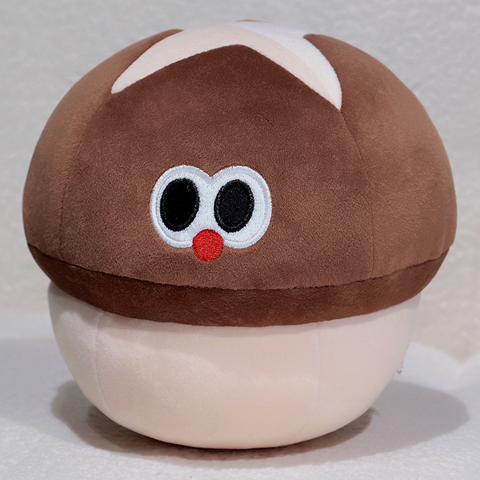 仟亿莱 2025新款大眼仔果蔬系列泡沫粒子变形u枕 变形香菇-1 u枕28*30cm/果蔬20cm