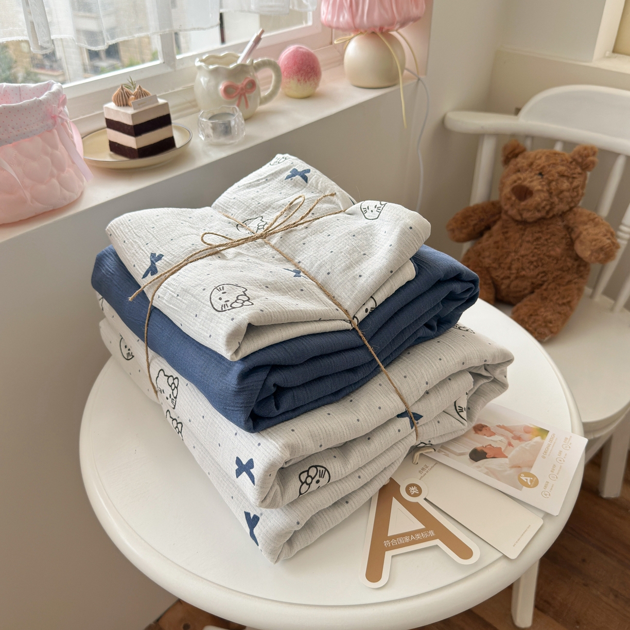 91家纺网 家纺一手货源 找家纺 （总）玉海棠家纺 2025新款甄选三层纱印花四件套