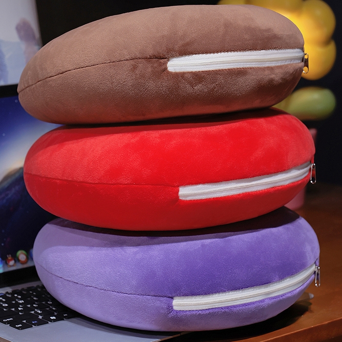 91家纺网 家纺一手货源 找家纺 仟亿莱 2025新款大眼仔果蔬系列泡沫粒子变形u枕 变形西红柿-1 u枕28*30cm/果蔬20cm