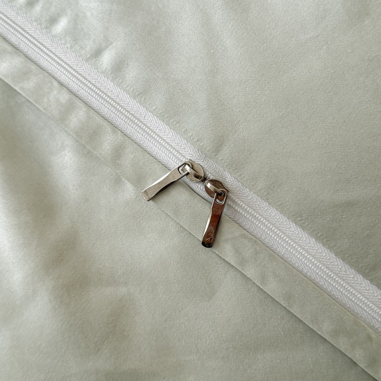 91家纺网 家纺一手货源 找家纺 禾时 2026新款春夏全棉长绒棉立体提花四件套-花屿 清新绿