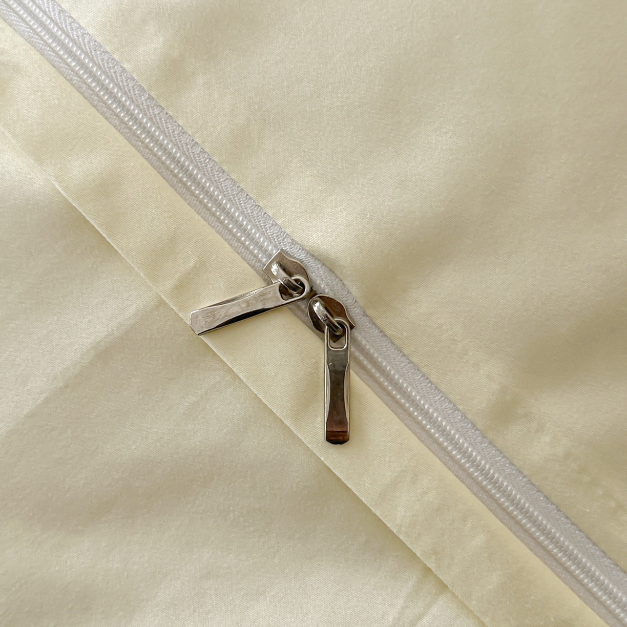 91家纺网 家纺一手货源 找家纺 禾时 2026新款春夏全棉长绒棉立体提花四件套-花屿 奶油黄