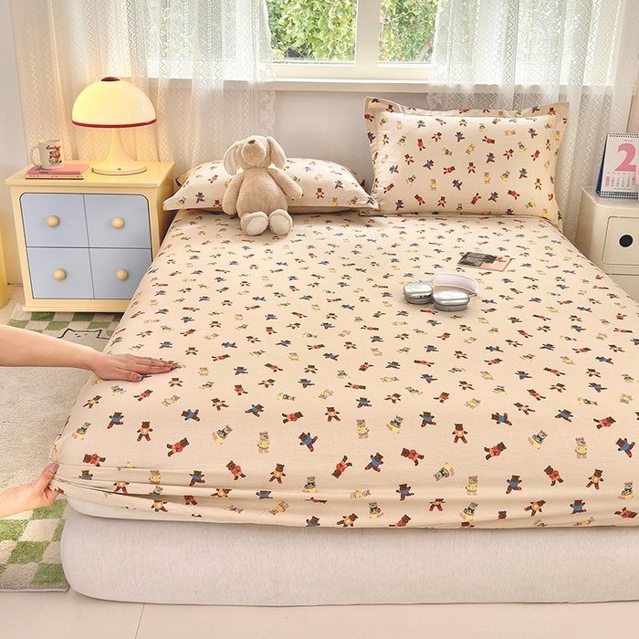 91家纺网 家纺一手货源 找家纺 （总）拾物记 2026新款第一批12868A类新疆全棉单品床笠系列（床笠宽度预留10厘米缩水尺寸, 90x200床笠高度15厘米，适合4-15厘米学生床垫使用，其他尺寸床笠高28cm 适合4-28厘米