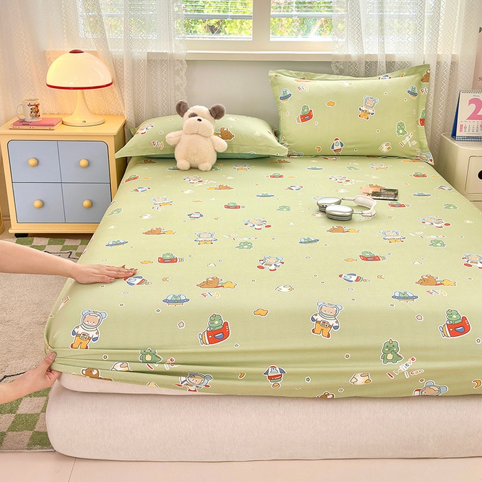 91家纺网 家纺一手货源 找家纺 （总）拾物记 2026新款第一批12868A类新疆全棉单品床笠系列（床笠宽度预留10厘米缩水尺寸, 90x200床笠高度15厘米，适合4-15厘米学生床垫使用，其他尺寸床笠高28cm 适合4-28厘米