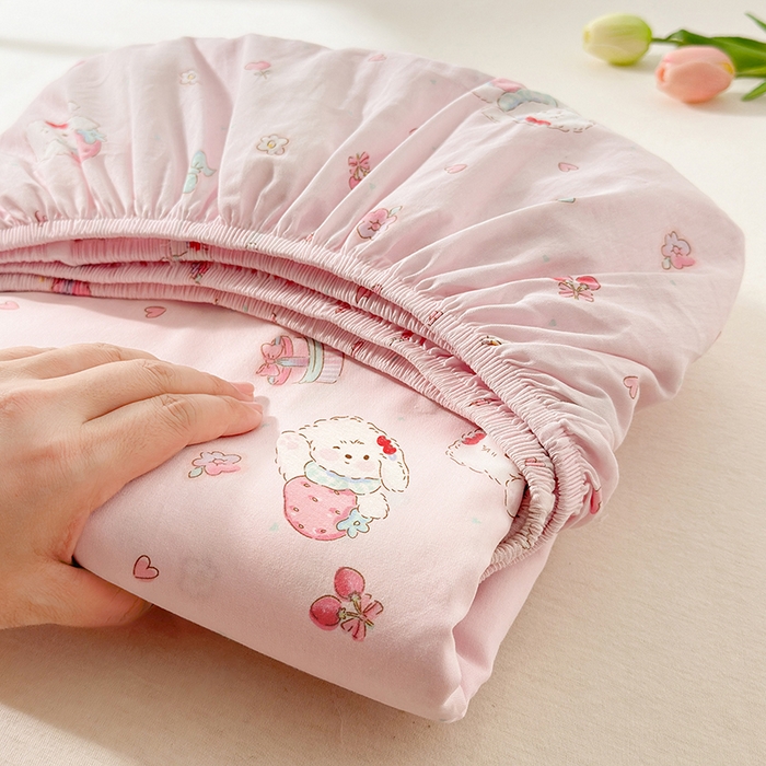 91家纺网 家纺一手货源 找家纺 拾物记 2026新款第一批12868A类全棉单品床笠系列（床笠宽度预留10厘米缩水尺寸, 90x200床笠高度15厘米，适合4-15厘米学生床垫使用，其他尺寸床笠高28cm 适合4-28厘米床垫使