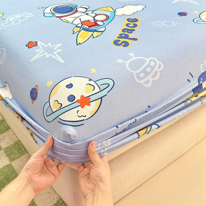 91家纺网 家纺一手货源 找家纺 拾物记 2026新款第一批12868A类全棉单品床笠系列（床笠宽度预留10厘米缩水尺寸, 90x200床笠高度15厘米，适合4-15厘米学生床垫使用，其他尺寸床笠高28cm 适合4-28厘米床垫使