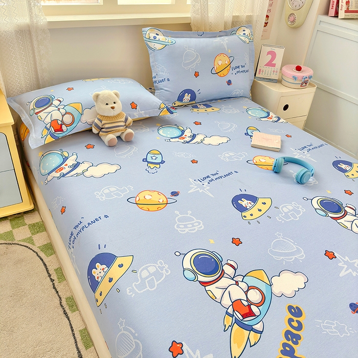 91家纺网 家纺一手货源 找家纺 拾物记 2026新款第一批12868A类全棉单品床笠系列（床笠宽度预留10厘米缩水尺寸, 90x200床笠高度15厘米，适合4-15厘米学生床垫使用，其他尺寸床笠高28cm 适合4-28厘米床垫使