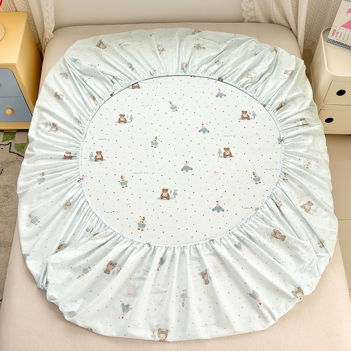 91家纺网 家纺一手货源 找家纺 拾物记 2026新款第一批12868A类全棉单品床笠系列（床笠宽度预留10厘米缩水尺寸, 90x200床笠高度15厘米，适合4-15厘米学生床垫使用，其他尺寸床笠高28cm 适合4-28厘米床垫使