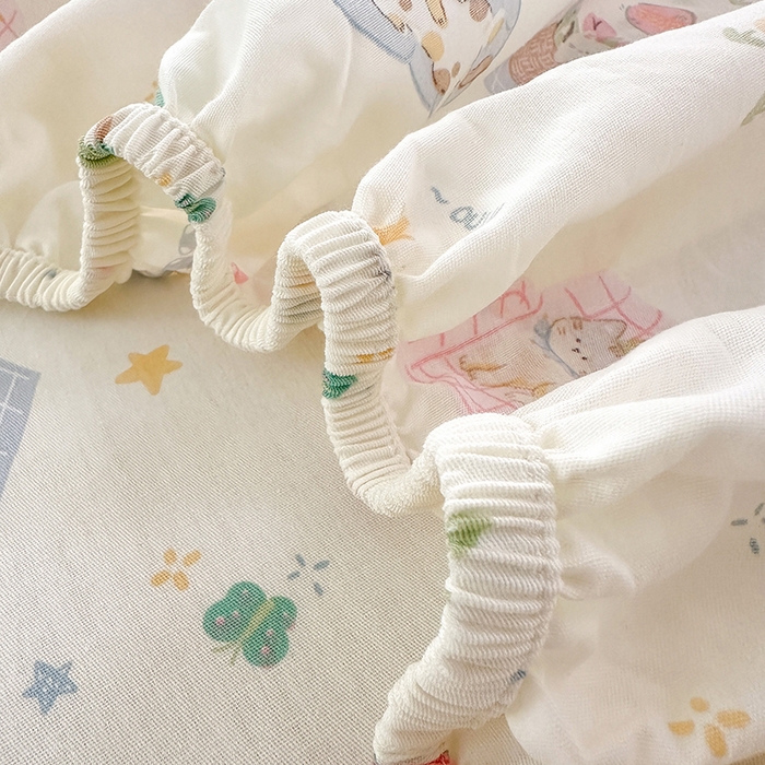 91家纺网 家纺一手货源 找家纺 拾物记 2026新款第一批12868A类全棉单品床笠系列（床笠宽度预留10厘米缩水尺寸, 90x200床笠高度15厘米，适合4-15厘米学生床垫使用，其他尺寸床笠高28cm 适合4-28厘米床垫使