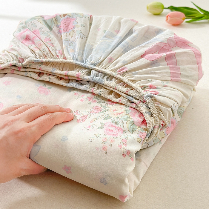 91家纺网 家纺一手货源 找家纺 拾物记 2026新款第一批12868A类全棉单品床笠系列（床笠宽度预留10厘米缩水尺寸, 90x200床笠高度15厘米，适合4-15厘米学生床垫使用，其他尺寸床笠高28cm 适合4-28厘米床垫使