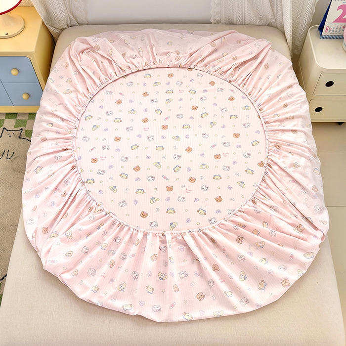 91家纺网 家纺一手货源 找家纺 拾物记 2026新款第一批12868A类全棉单品床笠系列（床笠宽度预留10厘米缩水尺寸, 90x200床笠高度15厘米，适合4-15厘米学生床垫使用，其他尺寸床笠高28cm 适合4-28厘米床垫使