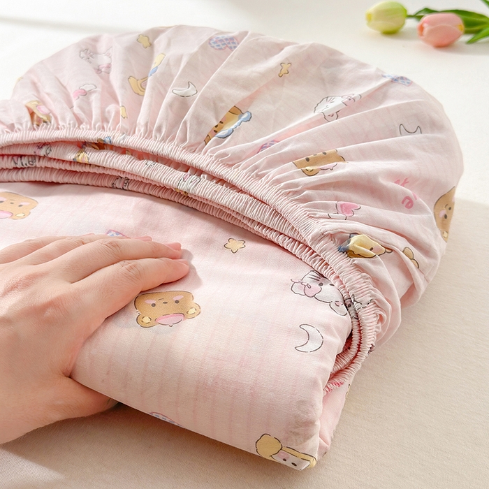 91家纺网 家纺一手货源 找家纺 拾物记 2026新款第一批12868A类全棉单品床笠系列（床笠宽度预留10厘米缩水尺寸, 90x200床笠高度15厘米，适合4-15厘米学生床垫使用，其他尺寸床笠高28cm 适合4-28厘米床垫使