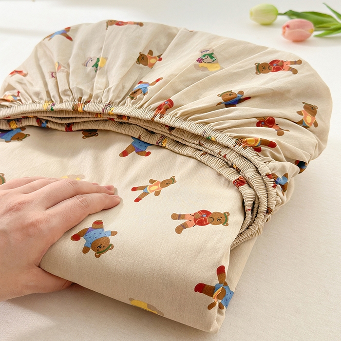 91家纺网 家纺一手货源 找家纺 拾物记 2026新款第一批12868A类全棉单品床笠系列（床笠宽度预留10厘米缩水尺寸, 90x200床笠高度15厘米，适合4-15厘米学生床垫使用，其他尺寸床笠高28cm 适合4-28厘米床垫使