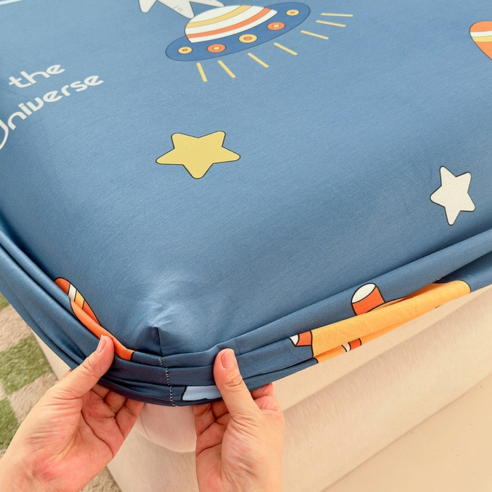 91家纺网 家纺一手货源 找家纺 拾物记 2026新款第一批12868A类全棉单品床笠系列（床笠宽度预留10厘米缩水尺寸, 90x200床笠高度15厘米，适合4-15厘米学生床垫使用，其他尺寸床笠高28cm 适合4-28厘米床垫使