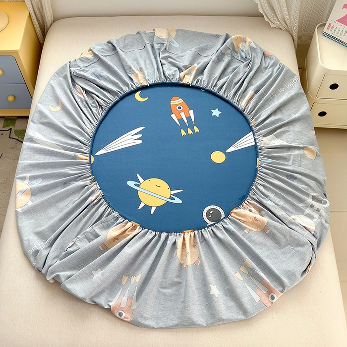 91家纺网 家纺一手货源 找家纺 拾物记 2026新款第一批12868A类全棉单品床笠系列（床笠宽度预留10厘米缩水尺寸, 90x200床笠高度15厘米，适合4-15厘米学生床垫使用，其他尺寸床笠高28cm 适合4-28厘米床垫使