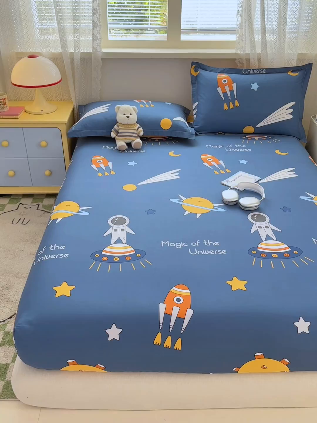 91家纺网 家纺一手货源 找家纺 拾物记 2026新款第一批12868A类全棉单品床笠系列（床笠宽度预留10厘米缩水尺寸, 90x200床笠高度15厘米，适合4-15厘米学生床垫使用，其他尺寸床笠高28cm 适合4-28厘米床垫使