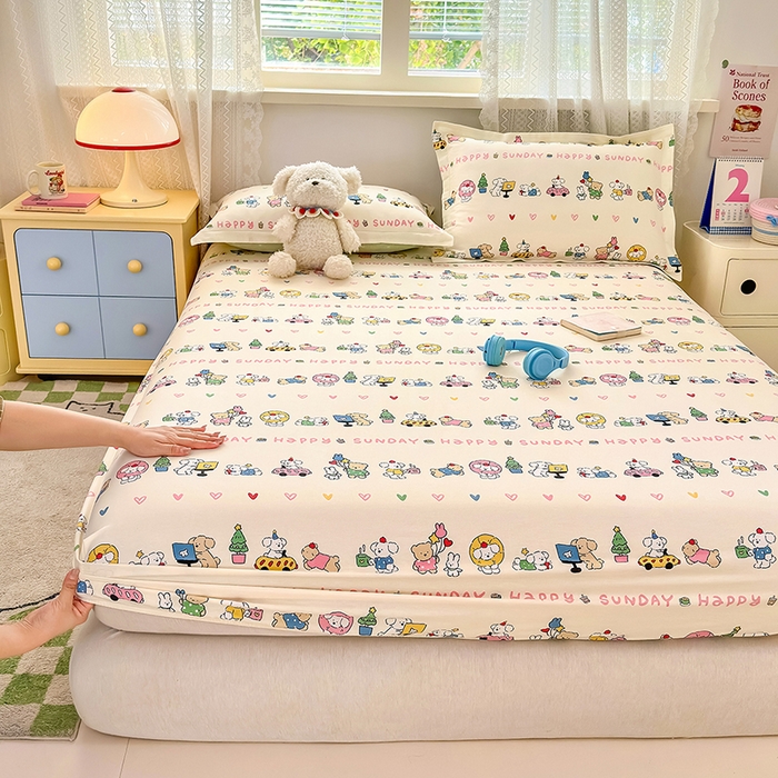 拾物记 2026新款第一批12868A类全棉单品床笠系列（床笠宽度预留10厘米缩水尺寸