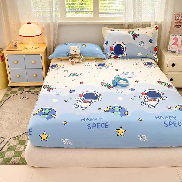 91家纺网 家纺一手货源 找家纺 拾物记 2026新款第一批12868A类全棉单品床笠系列（床笠宽度预留10厘米缩水尺寸, 90x200床笠高度15厘米，适合4-15厘米学生床垫使用，其他尺寸床笠高28cm 适合4-28厘米床垫使