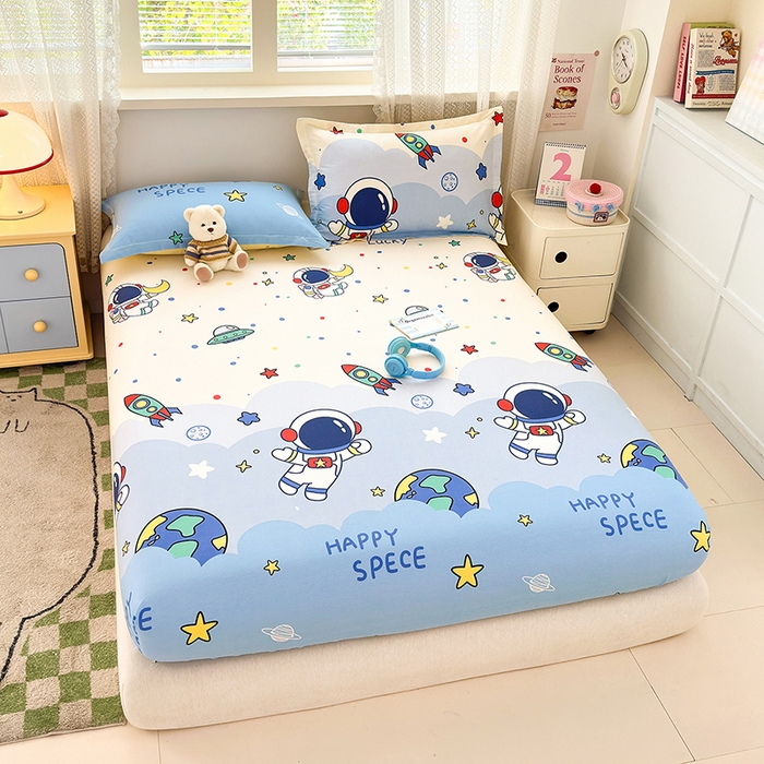 91家纺网 家纺一手货源 找家纺 拾物记 2026新款第一批12868A类全棉单品床笠系列（床笠宽度预留10厘米缩水尺寸, 90x200床笠高度15厘米，适合4-15厘米学生床垫使用，其他尺寸床笠高28cm 适合4-28厘米床垫使