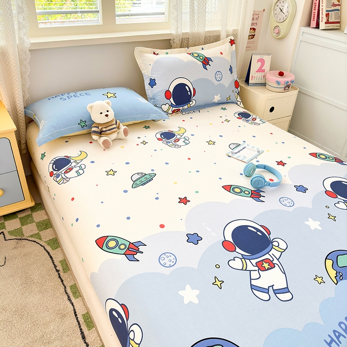 91家纺网 家纺一手货源 找家纺 拾物记 2026新款第一批12868A类全棉单品床笠系列（床笠宽度预留10厘米缩水尺寸, 90x200床笠高度15厘米，适合4-15厘米学生床垫使用，其他尺寸床笠高28cm 适合4-28厘米床垫使