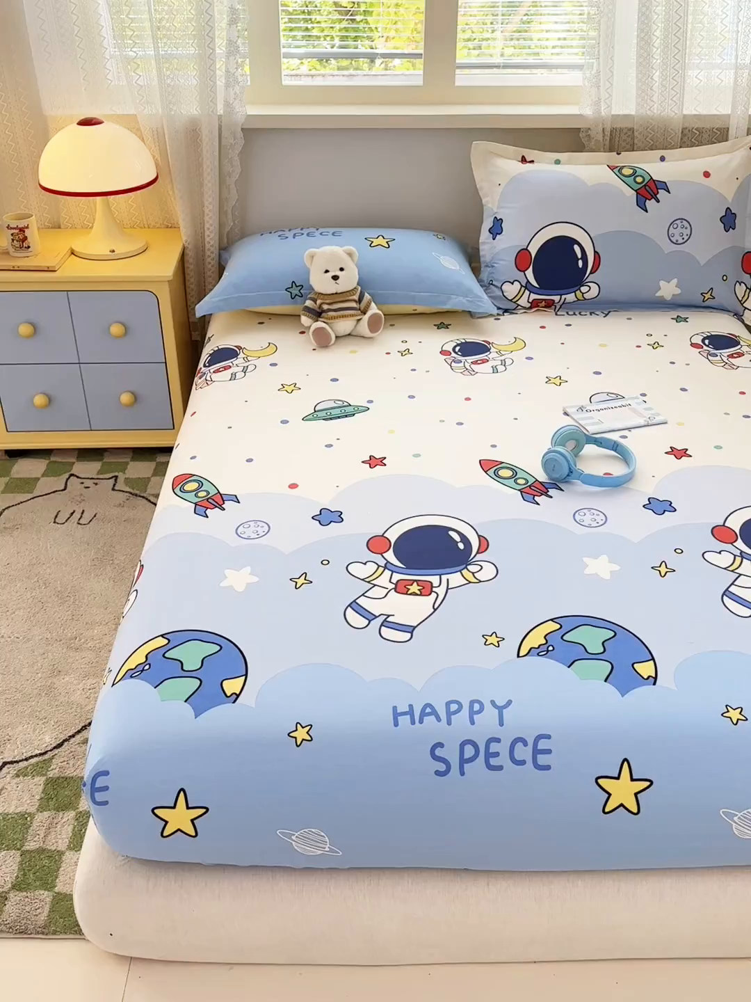 91家纺网 家纺一手货源 找家纺 拾物记 2026新款第一批12868A类全棉单品床笠系列（床笠宽度预留10厘米缩水尺寸, 90x200床笠高度15厘米，适合4-15厘米学生床垫使用，其他尺寸床笠高28cm 适合4-28厘米床垫使