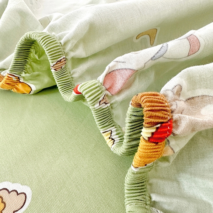 91家纺网 家纺一手货源 找家纺 拾物记 2026新款第一批12868A类全棉单品床笠系列（床笠宽度预留10厘米缩水尺寸, 90x200床笠高度15厘米，适合4-15厘米学生床垫使用，其他尺寸床笠高28cm 适合4-28厘米床垫使