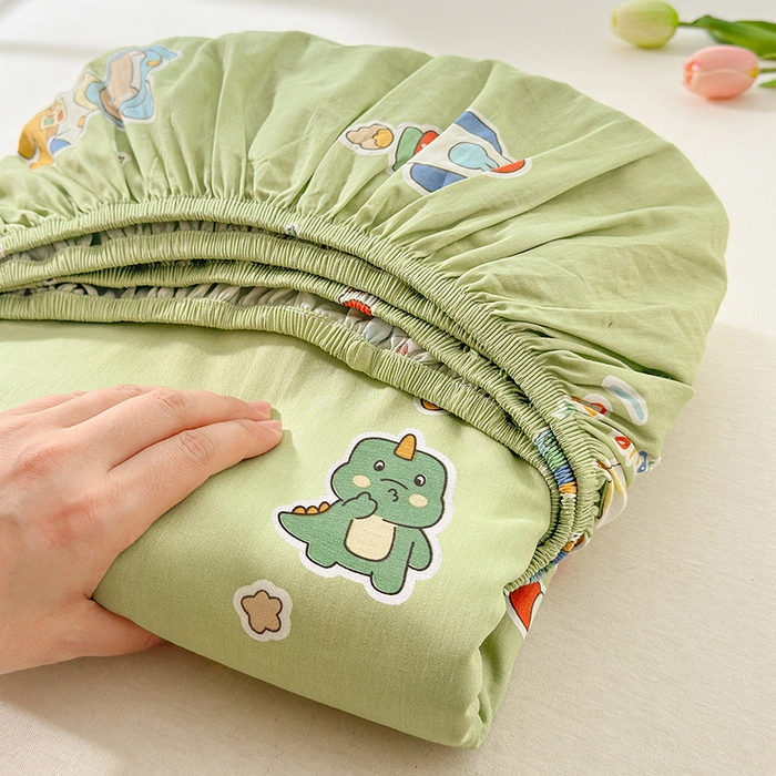 91家纺网 家纺一手货源 找家纺 拾物记 2026新款第一批12868A类全棉单品床笠系列（床笠宽度预留10厘米缩水尺寸, 90x200床笠高度15厘米，适合4-15厘米学生床垫使用，其他尺寸床笠高28cm 适合4-28厘米床垫使