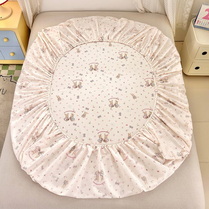 91家纺网 家纺一手货源 找家纺 拾物记 2026新款第一批12868A类全棉单品床笠系列（床笠宽度预留10厘米缩水尺寸, 90x200床笠高度15厘米，适合4-15厘米学生床垫使用，其他尺寸床笠高28cm 适合4-28厘米床垫使