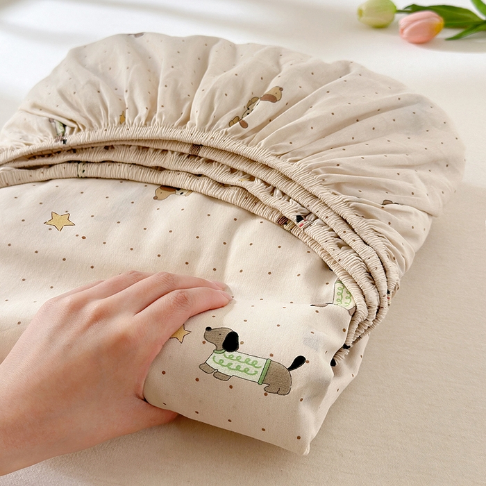 91家纺网 家纺一手货源 找家纺 拾物记 2026新款第一批12868A类全棉单品床笠系列（床笠宽度预留10厘米缩水尺寸, 90x200床笠高度15厘米，适合4-15厘米学生床垫使用，其他尺寸床笠高28cm 适合4-28厘米床垫使