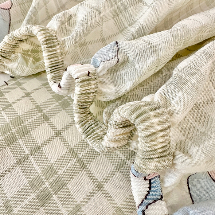 91家纺网 家纺一手货源 找家纺 拾物记 2026新款第一批12868A类全棉单品床笠系列（床笠宽度预留10厘米缩水尺寸, 90x200床笠高度15厘米，适合4-15厘米学生床垫使用，其他尺寸床笠高28cm 适合4-28厘米床垫使