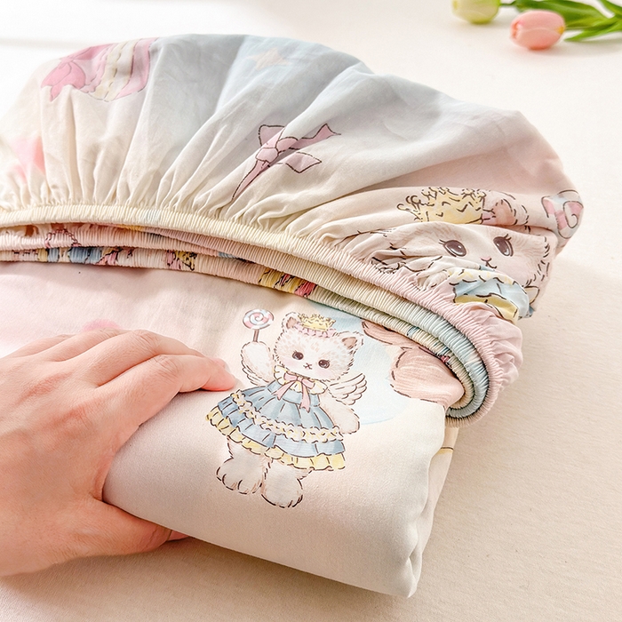 91家纺网 家纺一手货源 找家纺 拾物记 2026新款第一批12868A类全棉单品床笠系列（床笠宽度预留10厘米缩水尺寸, 90x200床笠高度15厘米，适合4-15厘米学生床垫使用，其他尺寸床笠高28cm 适合4-28厘米床垫使