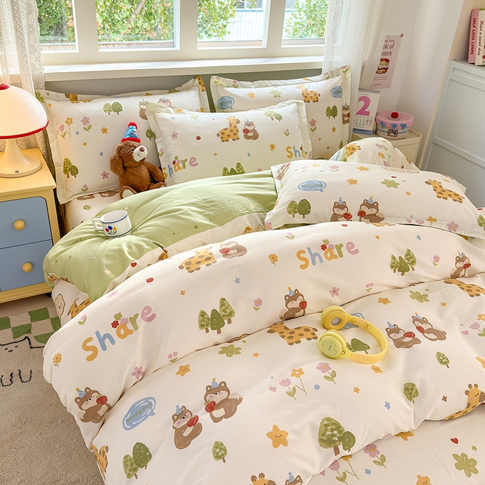 91家纺网 家纺一手货源 找家纺 （总）拾物记 2026新款第一批12868A类全棉单品被套系列（预留7-9厘米的缩水尺寸，加厚金属双拉链头、暗线四面锁边，四角全棉绑带）