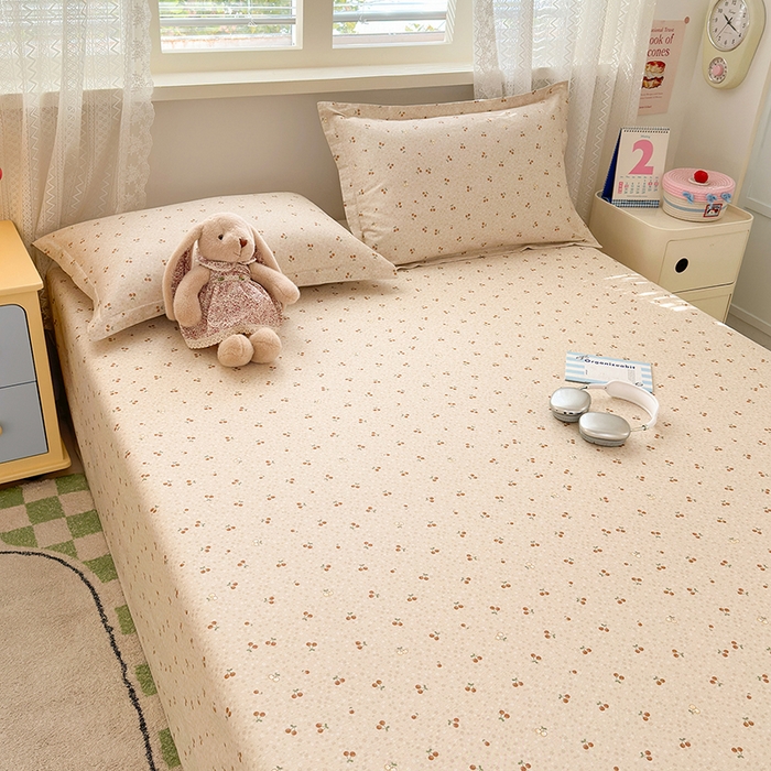 91家纺网 家纺一手货源 找家纺 拾物记 2026新款第一批12868A类新疆全棉单品床单系列 刺绣潮声