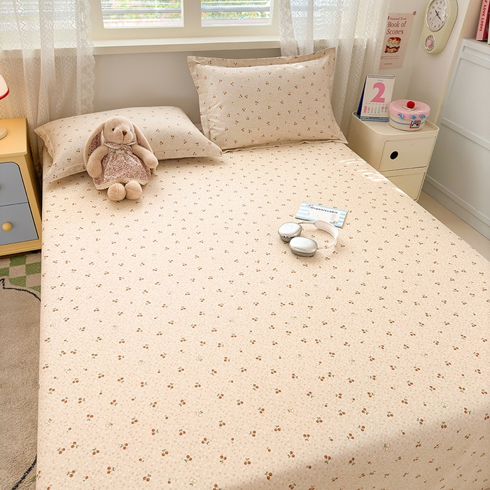 91家纺网 家纺一手货源 找家纺 拾物记 2026新款第一批12868A类新疆全棉单品床单系列 刺绣潮声