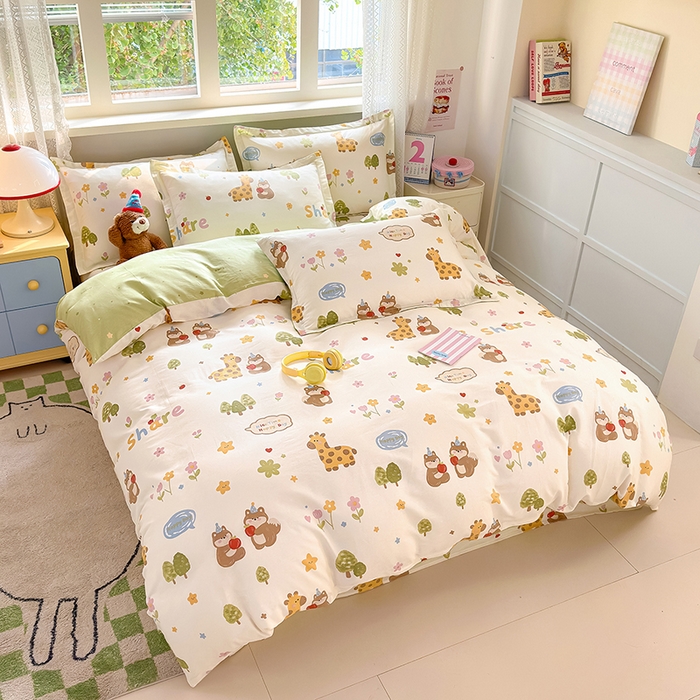 91家纺网 家纺一手货源 找家纺 （总）拾物记 2026新款第一批12868A类全棉单品被套系列（预留7-9厘米的缩水尺寸，加厚金属双拉链头、暗线四面锁边，四角全棉绑带）