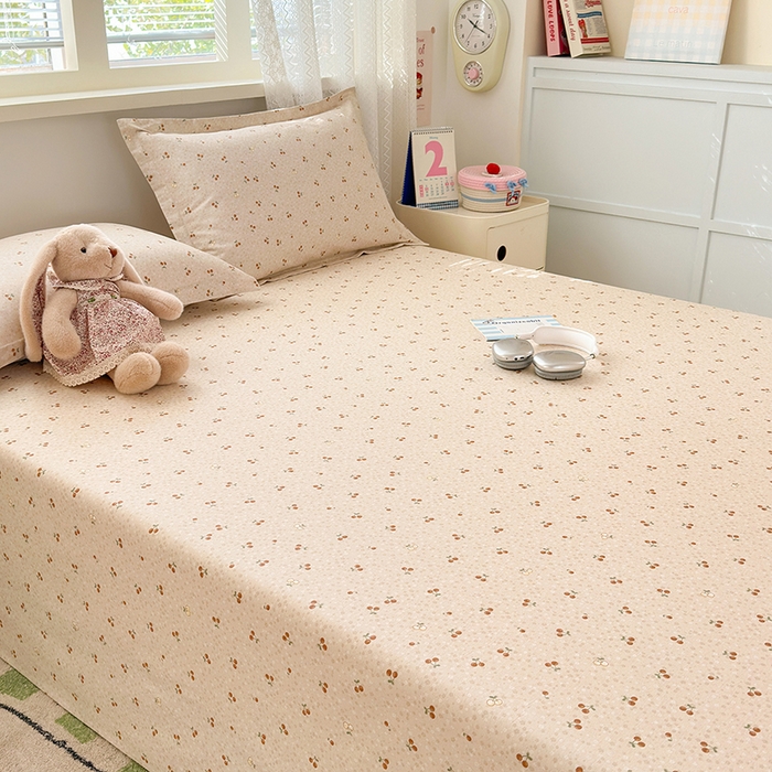 91家纺网 家纺一手货源 找家纺 拾物记 2026新款第一批12868A类新疆全棉单品床单系列 刺绣潮声