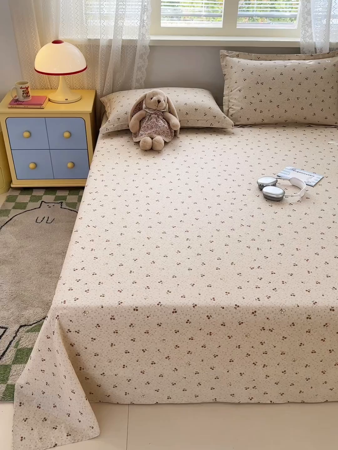 91家纺网 家纺一手货源 找家纺 拾物记 2026新款第一批12868A类新疆全棉单品床单系列 刺绣潮声