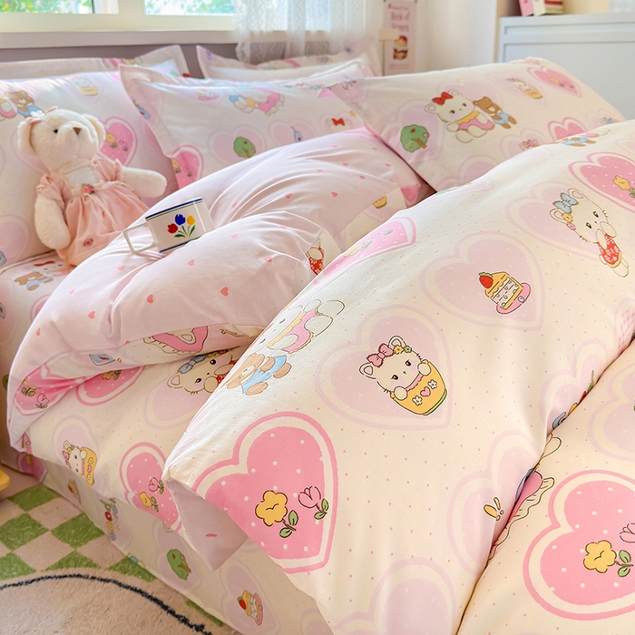 91家纺网 家纺一手货源 找家纺 （总）拾物记 2026新款第一批12868A类全棉单品被套系列（预留7-9厘米的缩水尺寸，加厚金属双拉链头、暗线四面锁边，四角全棉绑带）