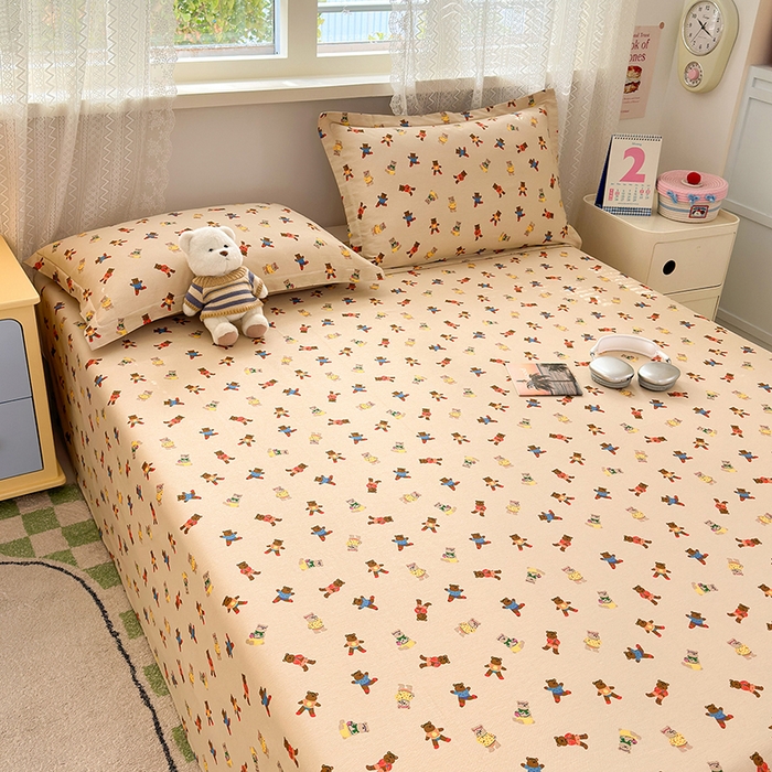 91家纺网 家纺一手货源 找家纺 拾物记 2026新款第一批12868A类新疆全棉单品床单系列 开心派对