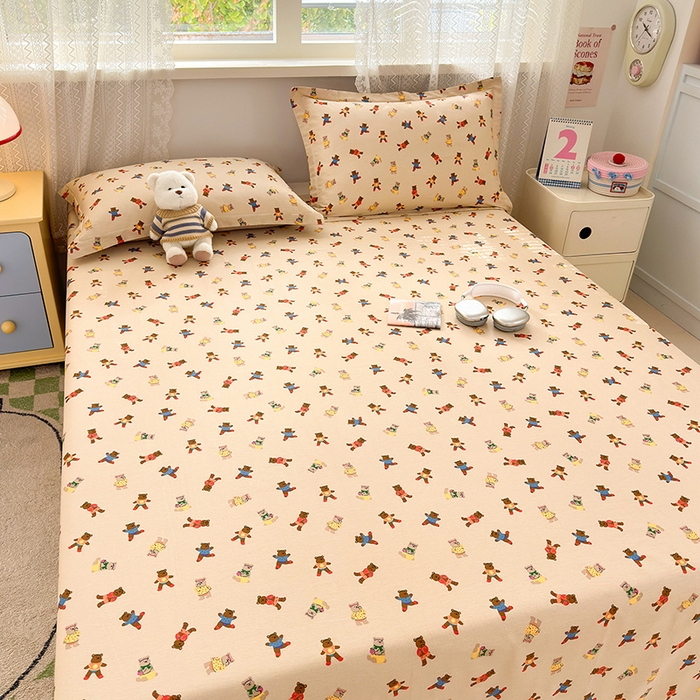 91家纺网 家纺一手货源 找家纺 拾物记 2026新款第一批12868A类新疆全棉单品床单系列 开心派对