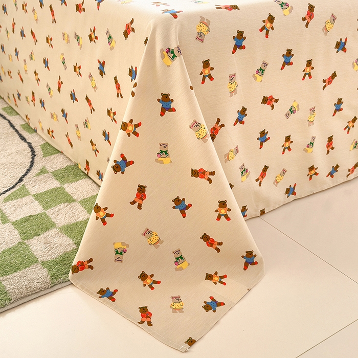 91家纺网 家纺一手货源 找家纺 拾物记 2026新款第一批12868A类新疆全棉单品床单系列 开心派对