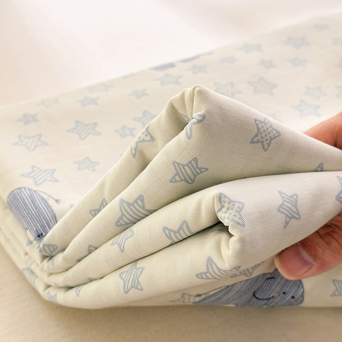 91家纺网 家纺一手货源 找家纺 拾物记 2026新款第一批12868A类新疆全棉单品床单系列 蓝星动物园