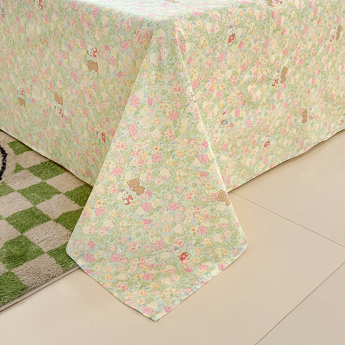 91家纺网 家纺一手货源 找家纺 拾物记 2026新款第一批12868A类新疆全棉单品床单系列 美梦花园