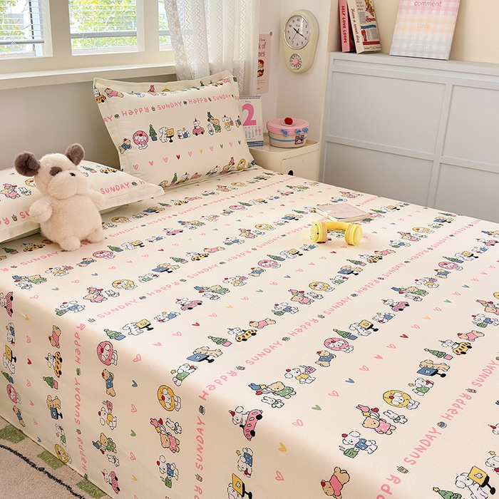 91家纺网 家纺一手货源 找家纺 拾物记 2026新款第一批12868A类新疆全棉单品床单系列 咪咕日常