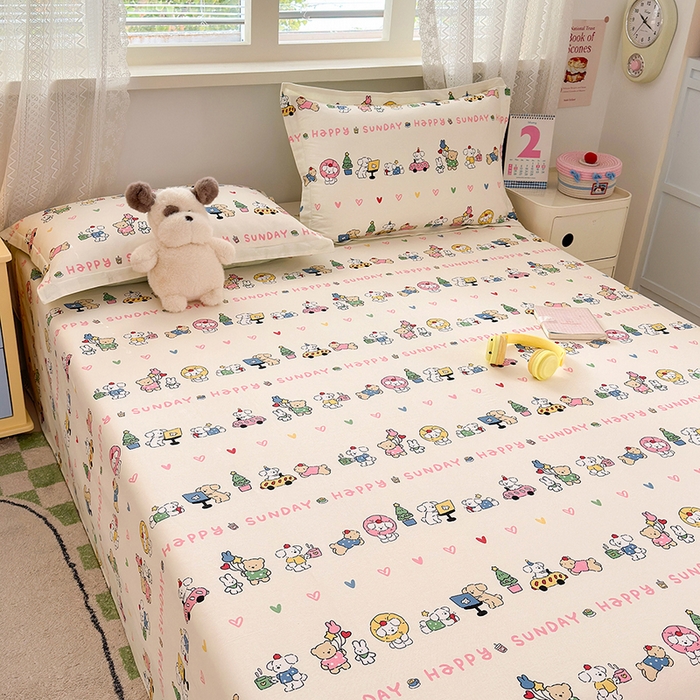 91家纺网 家纺一手货源 找家纺 拾物记 2026新款第一批12868A类新疆全棉单品床单系列 咪咕日常