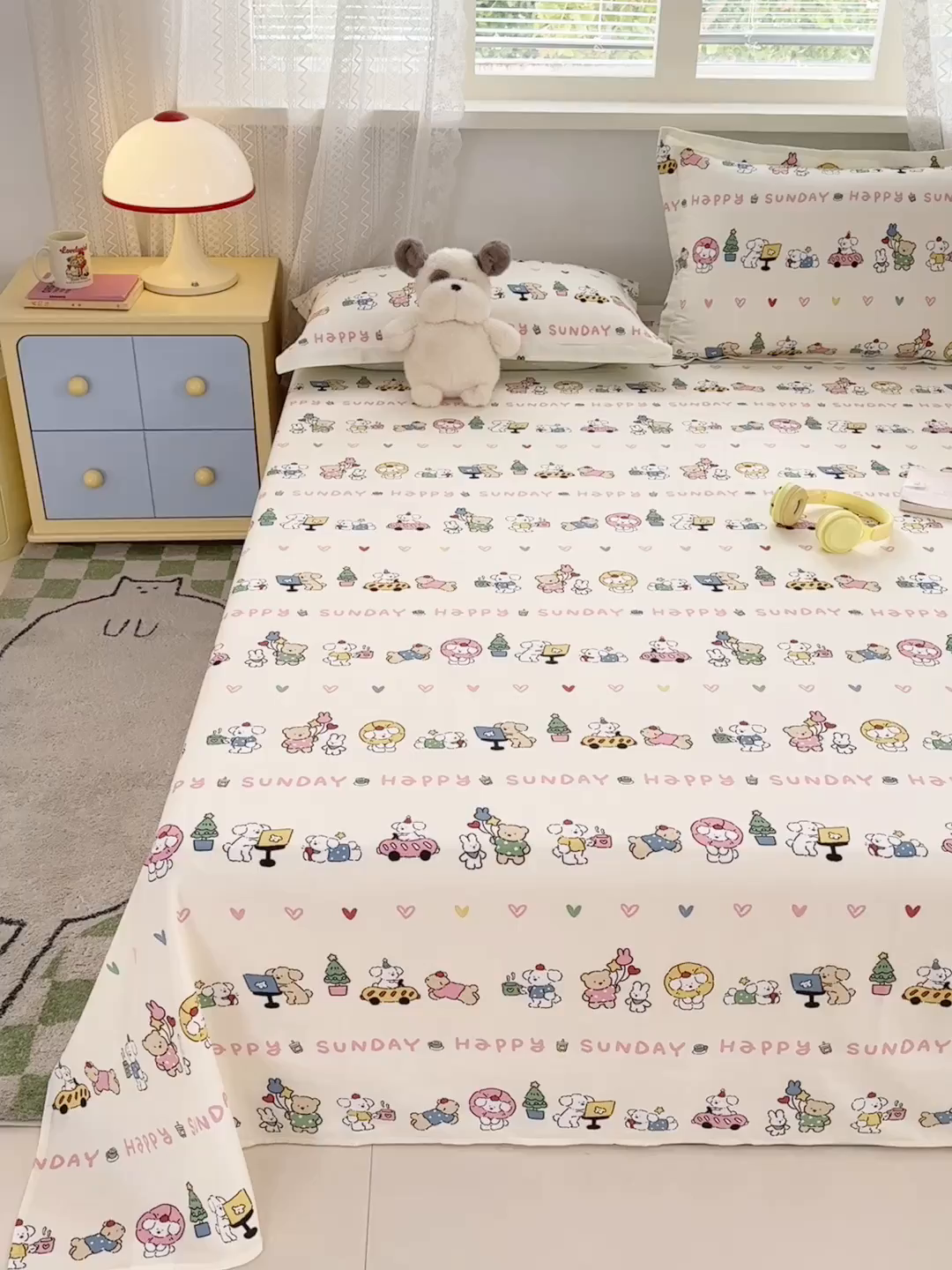 91家纺网 家纺一手货源 找家纺 拾物记 2026新款第一批12868A类新疆全棉单品床单系列 咪咕日常