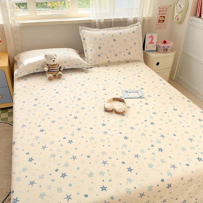 91家纺网 家纺一手货源 找家纺 拾物记 2026新款第一批12868A类新疆全棉单品床单系列 挽星河