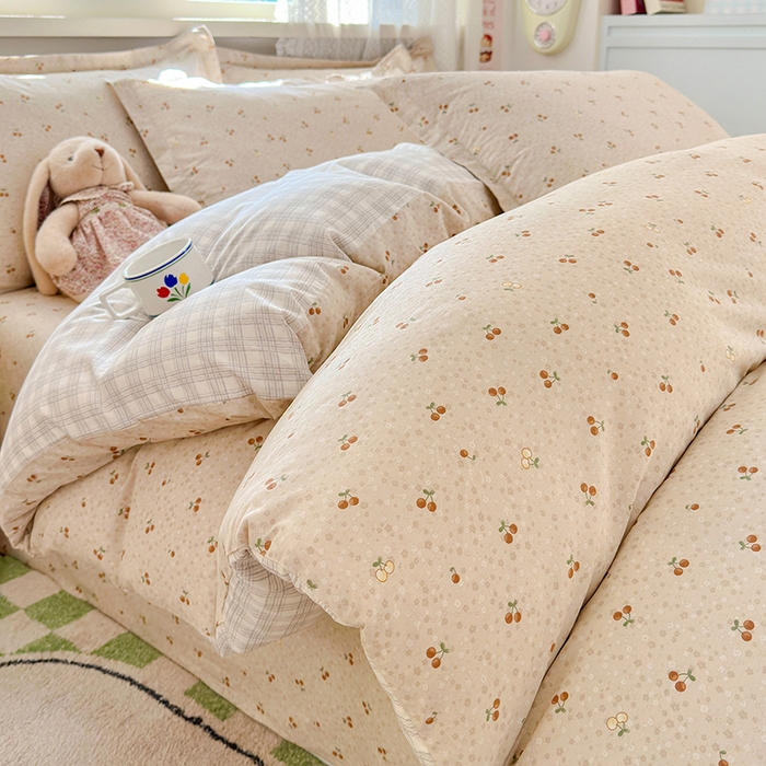 拾物记 2026新款第一批12868A类全棉单品被套系列（预留7-9厘米的缩水尺寸，加厚金属双拉链头、暗线四面锁边，四角全棉绑带） 刺绣潮声