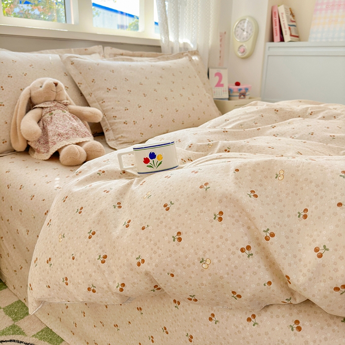 91家纺网 家纺一手货源 找家纺 拾物记 2026新款第一批12868A类全棉单品被套系列（预留7-9厘米的缩水尺寸，加厚金属双拉链头、暗线四面锁边，四角全棉绑带） 刺绣潮声