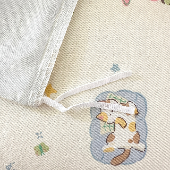 91家纺网 家纺一手货源 找家纺 拾物记 2026新款第一批12868A类全棉单品被套系列（预留7-9厘米的缩水尺寸，加厚金属双拉链头、暗线四面锁边，四角全棉绑带） 滚滚绣球团