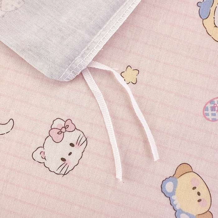 91家纺网 家纺一手货源 找家纺 拾物记 2026新款第一批12868A类全棉单品被套系列（预留7-9厘米的缩水尺寸，加厚金属双拉链头、暗线四面锁边，四角全棉绑带） 镜子海洋粉